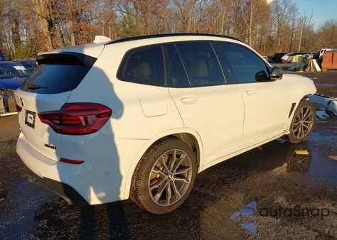 2018 BMW X3 M40I из США, поврежденный, VIN 5UXTS3C53J0Z00858